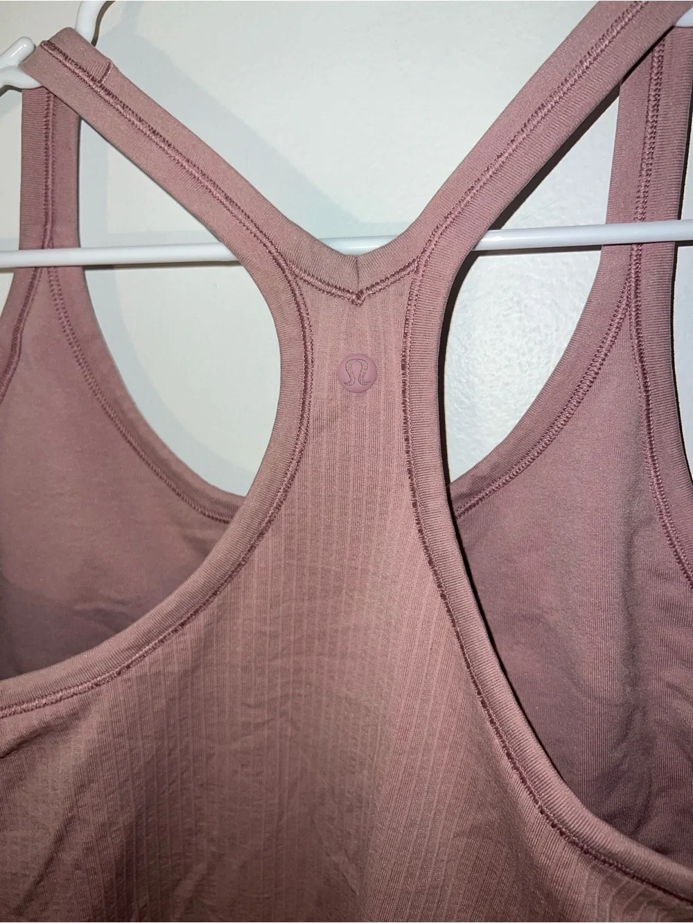 lululemon athletica Ebb to street Ribbed Racerback Tank - Mauve